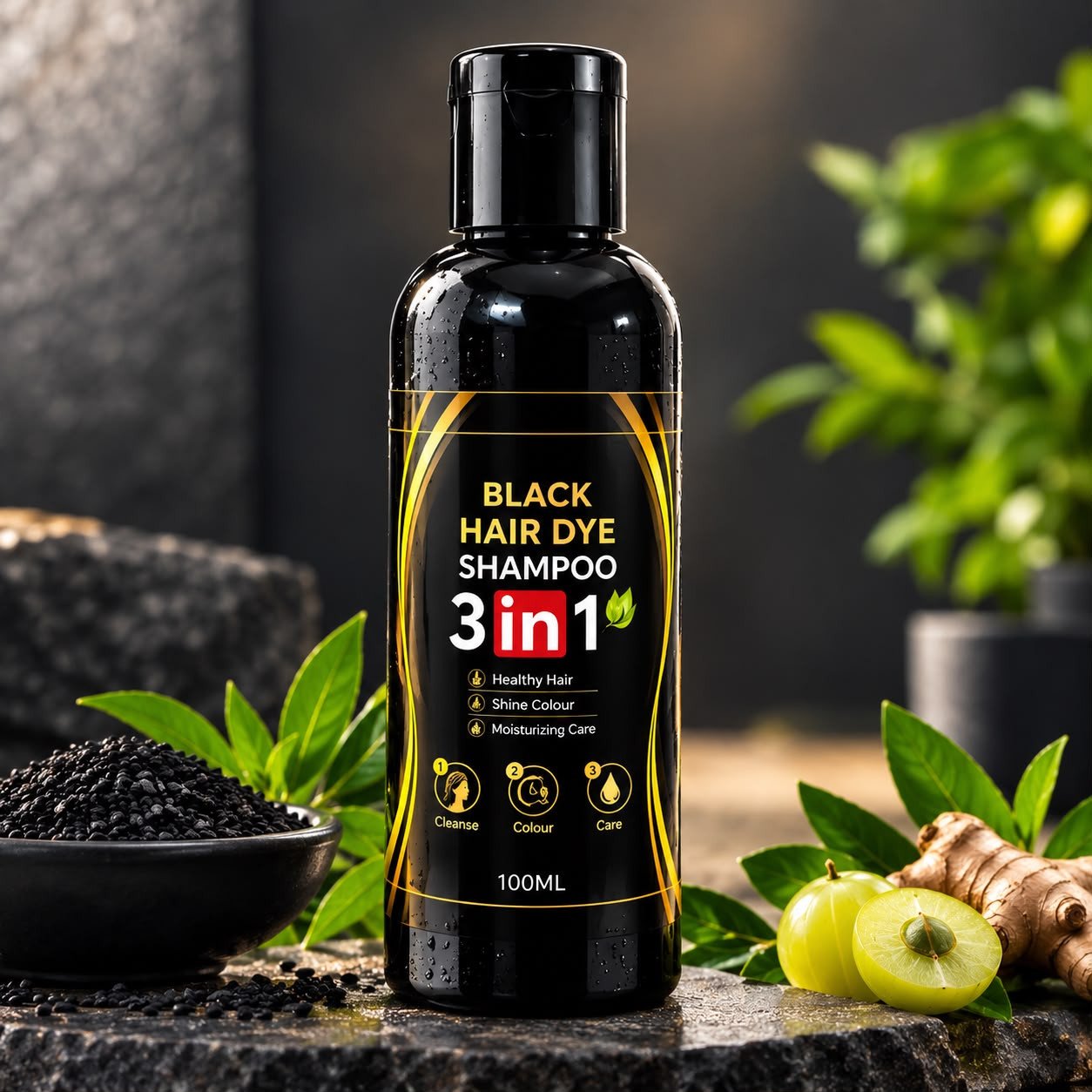 Verixiya Black Shampoo