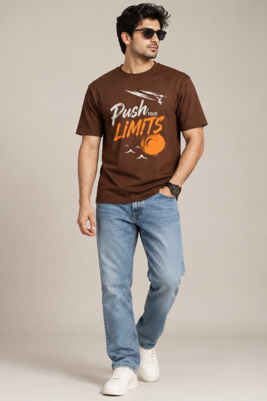 Hunter mans maroon t shirt