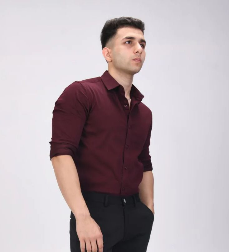 Hunter Brand Men’s Burgundy Shirt