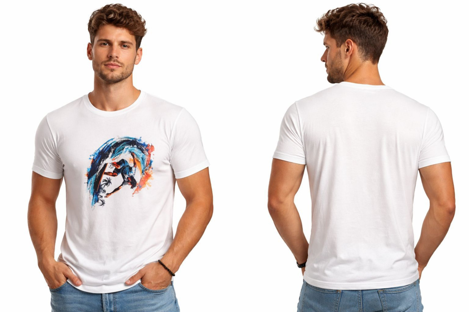 Hunter mans white t shirt