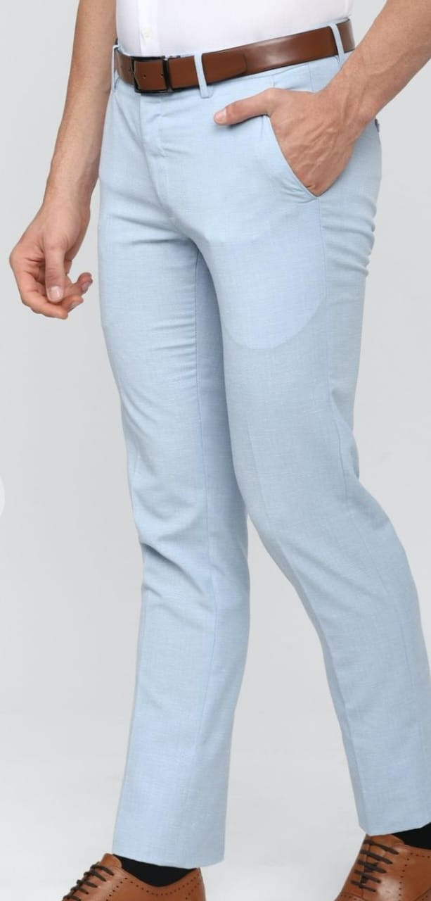 Hunte Men's light blue formal pent