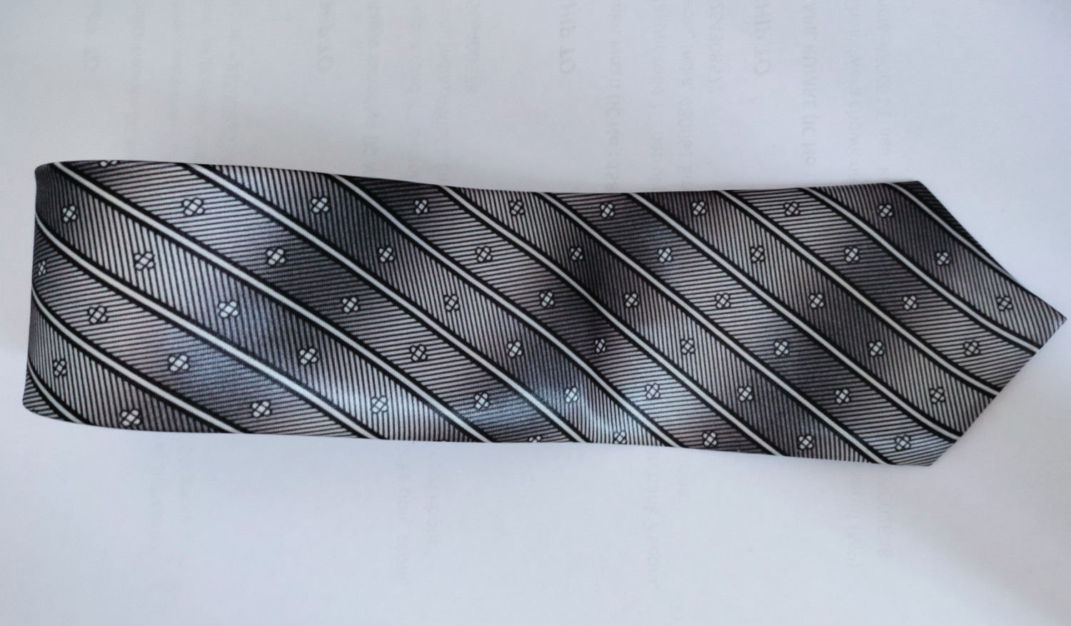 Hunter lite gray formal Tie