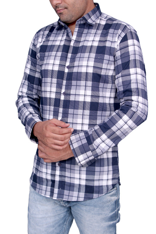 Hunter's men white checks  shirts A4