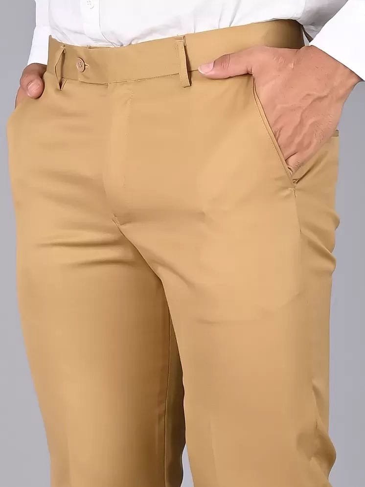 Hunter man's light yellow formal pents