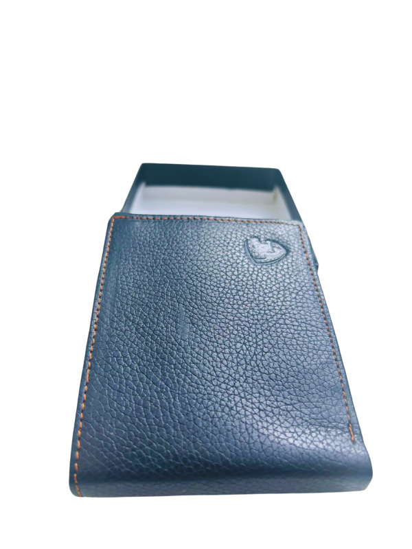 Hunter Men's Formal black leather wallet 01